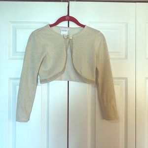 NEVER WORN Gold Shrug